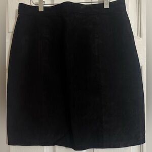 Global identity size 13/14 100% genuine, leather suede skirt